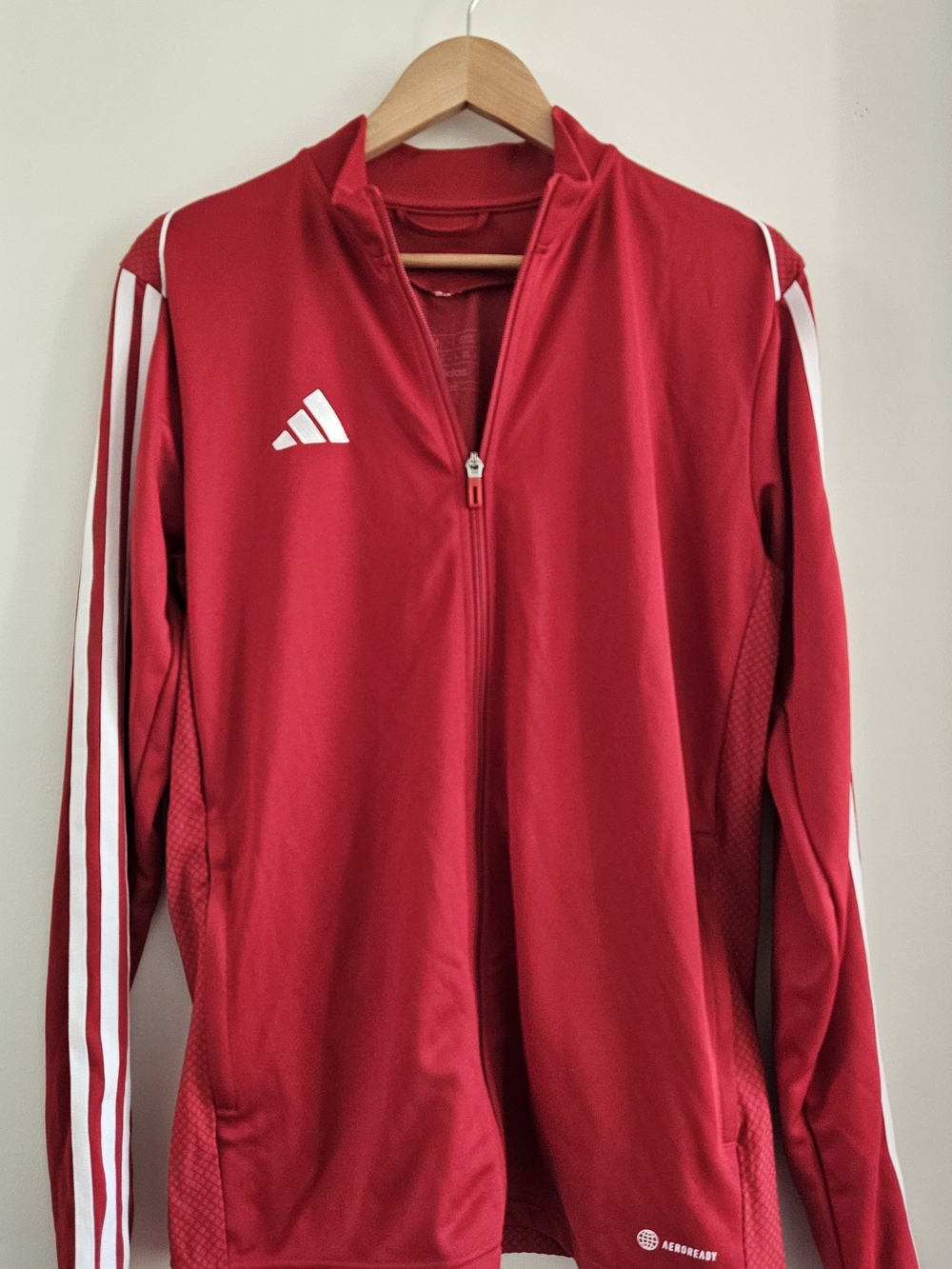 Adidas Men’s Red Track Jacket - Full Zip